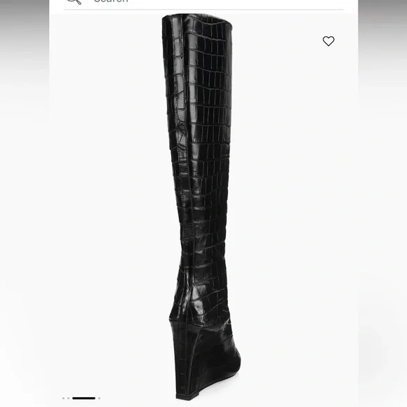 Schutz Asya Wedge Knee High Boots - Picture 3 of 8